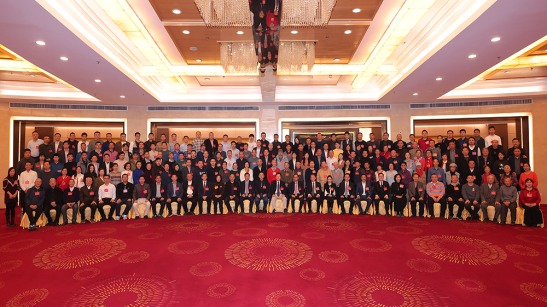 北京潮人海外联谊会第八届第一次会员代表大会暨第八届理、监事会第一次会议参会会员代表合影
